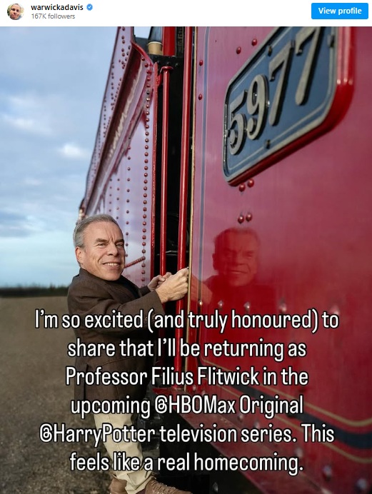 واریک دیویس در سریال هری پاتر