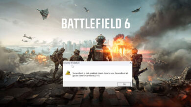 فعال کردن Secure Boot برای Battlefield 6 در PC