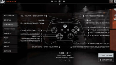 بهترین تنظیمات دسته بازی برای بتلفیلد 6