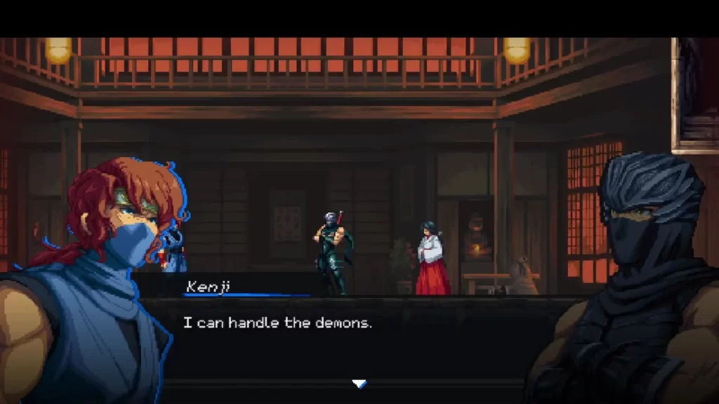 قهرمان اصلی در کنار ریو بازی Ninja Gaiden: Ragebound