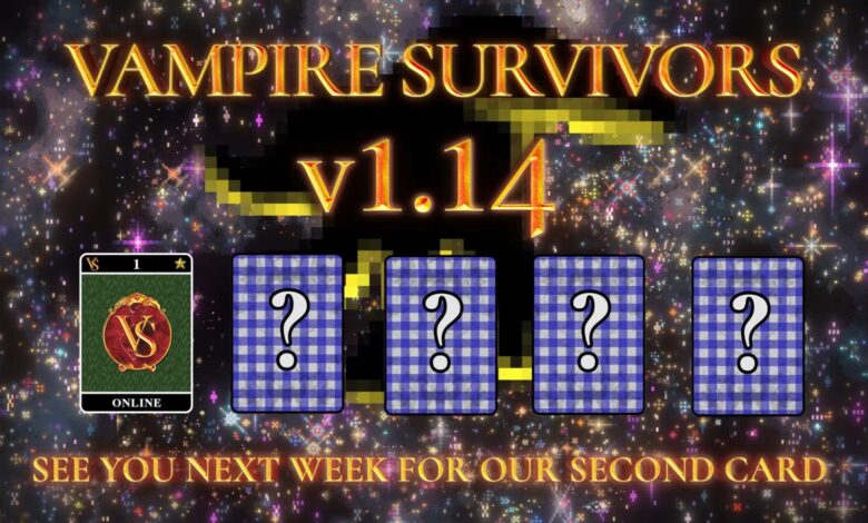 آپدیت 1.14 بازی Vampire Survivors